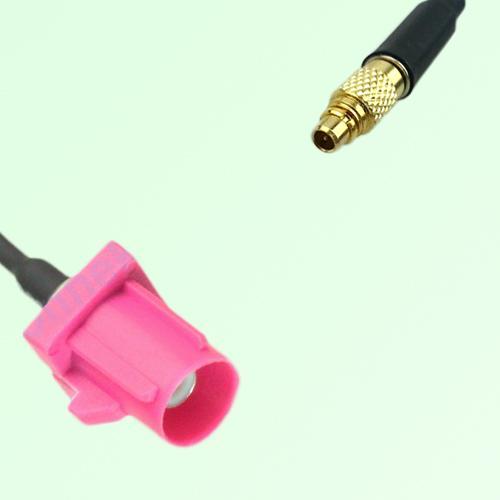 FAKRA SMB H 4003 violet Male Plug to MMCX Male Plug Cable