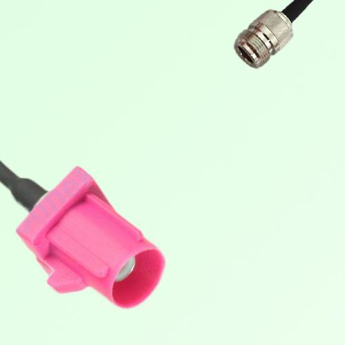 FAKRA SMB H 4003 violet Male Plug to N Female Jack Cable