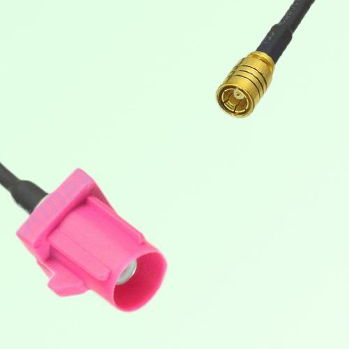 FAKRA SMB H 4003 violet Male Plug to SMB Female Jack Cable