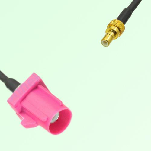 FAKRA SMB H 4003 violet Male Plug to SMB Male Plug Cable