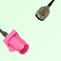 FAKRA SMB H 4003 violet Male Plug to TNC Male Plug Cable