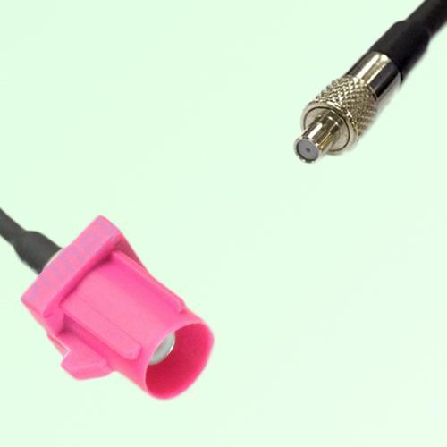 FAKRA SMB H 4003 violet Male Plug to TS9 Female Jack Cable