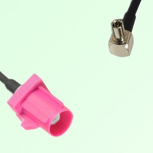 FAKRA SMB H 4003 violet Male Plug to TS9 Male Plug Right Angle Cable FAKRA SMB H 4003 violet Male Plug to TS9 Male Plug Right Angle Cable