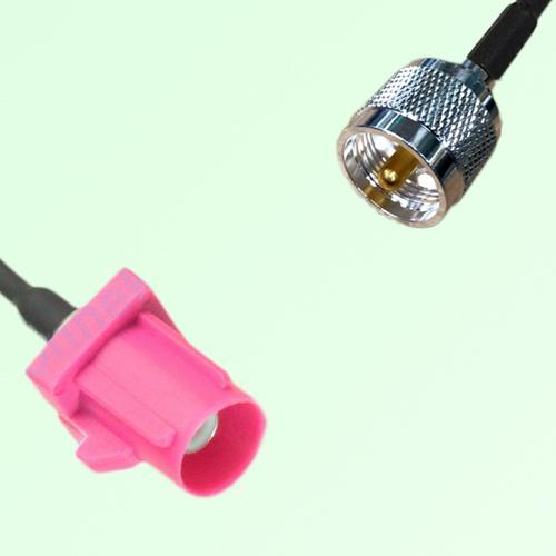 FAKRA SMB H 4003 violet Male Plug to UHF Male Plug Cable