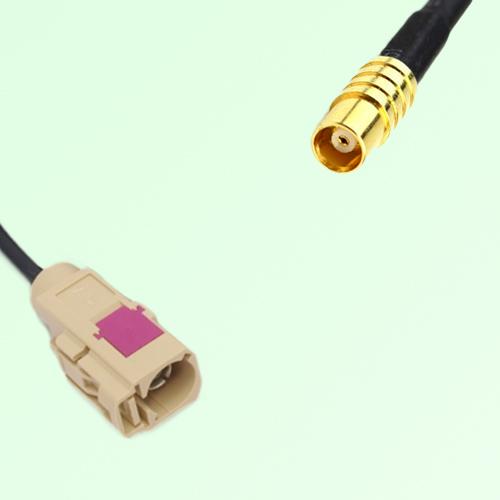 FAKRA SMB I 1001 beige Female Jack to MCX Female Jack Cable FAKRA SMB I 1001 beige Female Jack to MCX Female Jack Cable