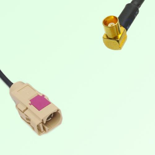 FAKRA SMB I 1001 beige Female Jack to MCX Female Jack RA Cable FAKRA SMB I 1001 beige Female Jack to MCX Female Jack RA Cable