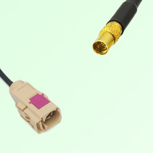FAKRA SMB I 1001 beige Female Jack to MMCX Female Jack Cable