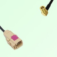 FAKRA SMB I 1001 beige Female Jack to SMB Female Jack RA Cable FAKRA SMB I 1001 beige Female Jack to SMB Female Jack RA Cable