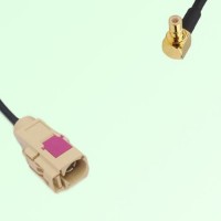 FAKRA SMB I 1001 beige Female Jack to SMB Male Plug Right Angle Cable FAKRA SMB I 1001 beige Female Jack to SMB Male Plug Right Angle Cable
