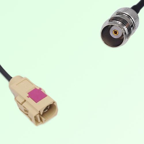 FAKRA SMB I 1001 beige Female Jack to TNC Female Jack Cable FAKRA SMB I 1001 beige Female Jack to TNC Female Jack Cable