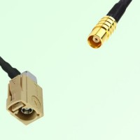 FAKRA SMB I 1001 beige Female Jack RA to MCX Female Jack Cable
