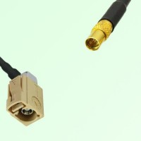 FAKRA SMB I 1001 beige Female Jack RA to MMCX Female Jack Cable FAKRA SMB I 1001 beige Female Jack RA to MMCX Female Jack Cable
