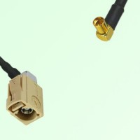 FAKRA SMB I 1001 beige Female Jack RA to MMCX Female Jack RA Cable FAKRA SMB I 1001 beige Female Jack RA to MMCX Female Jack RA Cable