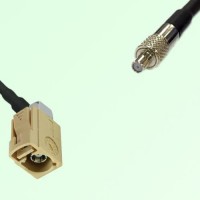 FAKRA SMB I 1001 beige Female Jack RA to TS9 Female Jack Cable