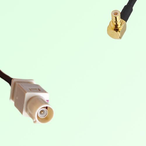 FAKRA SMB I 1001 beige Male Plug to SMB Male Plug Right Angle Cable FAKRA SMB I 1001 beige Male Plug to SMB Male Plug Right Angle Cable
