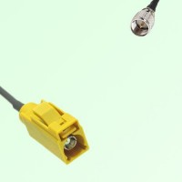 FAKRA SMB K 1027 curry Female Jack to Mini UHF Male Plug Cable FAKRA SMB K 1027 curry Female Jack to Mini UHF Male Plug Cable