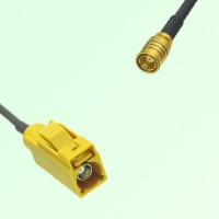 FAKRA SMB K 1027 Curry Female Jack to SMB Female Jack Cable FAKRA SMB K 1027 Curry Female Jack to SMB Female Jack Cable