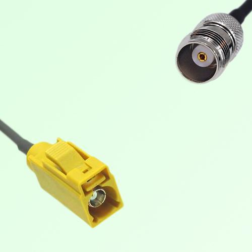 FAKRA SMB K 1027 curry Female Jack to TNC Female Jack Cable FAKRA SMB K 1027 curry Female Jack to TNC Female Jack Cable