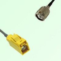 FAKRA SMB K 1027 curry Female Jack to TNC Male Plug Cable FAKRA SMB K 1027 curry Female Jack to TNC Male Plug Cable