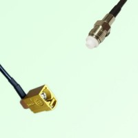 FAKRA SMB K 1027 Curry Female Jack RA to FME Female Jack Cable FAKRA SMB K 1027 Curry Female Jack RA to FME Female Jack Cable