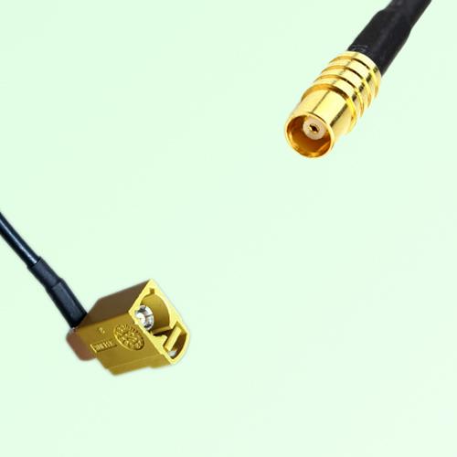 FAKRA SMB K 1027 curry Female Jack RA to MCX Female Jack Cable FAKRA SMB K 1027 curry Female Jack RA to MCX Female Jack Cable