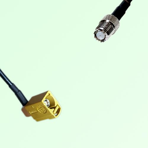FAKRA SMB K 1027 curry Female Jack RA to Mini UHF Female Jack Cable FAKRA SMB K 1027 curry Female Jack RA to Mini UHF Female Jack Cable