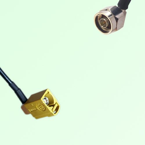 FAKRA SMB K 1027 curry Female Jack RA to N Male Plug RA Cable FAKRA SMB K 1027 curry Female Jack RA to N Male Plug RA Cable