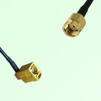 FAKRA SMB K 1027 curry Female Jack RA to RP SMA Male Plug Cable FAKRA SMB K 1027 curry Female Jack RA to RP SMA Male Plug Cable