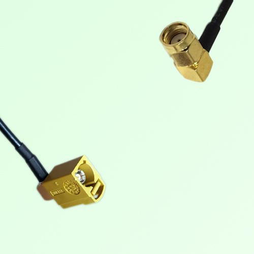 FAKRA SMB K 1027 curry Female Jack RA to RP SMA Male Plug RA Cable FAKRA SMB K 1027 curry Female Jack RA to RP SMA Male Plug RA Cable