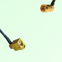 FAKRA SMB K 1027 Curry Female Jack RA to SMA Male Plug RA Cable FAKRA SMB K 1027 Curry Female Jack RA to SMA Male Plug RA Cable
