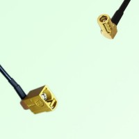 FAKRA SMB K 1027 Curry Female Jack RA to SMB Female Jack RA Cable FAKRA SMB K 1027 Curry Female Jack RA to SMB Female Jack RA Cable