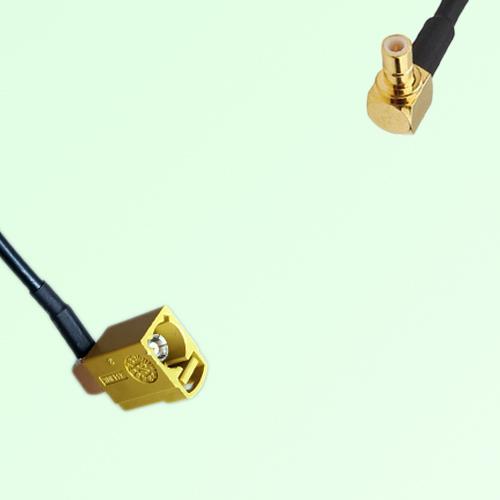 FAKRA SMB K 1027 Curry Female Jack RA to SMB Male Plug RA Cable