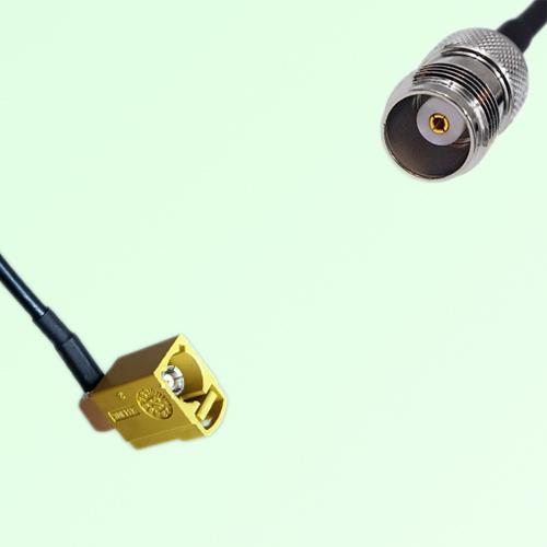 FAKRA SMB K 1027 curry Female Jack RA to TNC Female Jack Cable FAKRA SMB K 1027 curry Female Jack RA to TNC Female Jack Cable