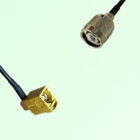 FAKRA SMB K 1027 curry Female Jack Right Angle to TNC Male Plug Cable FAKRA SMB K 1027 curry Female Jack Right Angle to TNC Male Plug Cable
