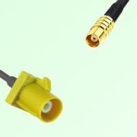 FAKRA SMB K 1027 curry Male Plug to MCX Female Jack Cable FAKRA SMB K 1027 curry Male Plug to MCX Female Jack Cable