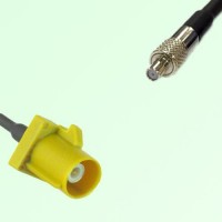 FAKRA SMB K 1027 curry Male Plug to TS9 Female Jack Cable FAKRA SMB K 1027 curry Male Plug to TS9 Female Jack Cable