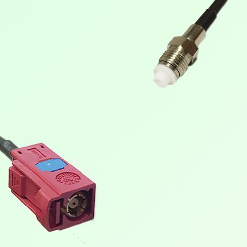 FAKRA SMB L 3002 carmin red Female Jack to FME Female Jack Cable FAKRA SMB L 3002 carmin red Female Jack to FME Female Jack Cable