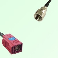 FAKRA SMB L 3002 carmin red Female Jack to FME Male Plug Cable