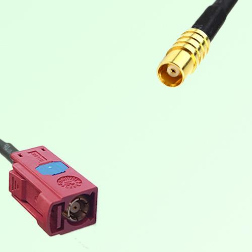 FAKRA SMB L 3002 carmin red Female Jack to MCX Female Jack Cable FAKRA SMB L 3002 carmin red Female Jack to MCX Female Jack Cable