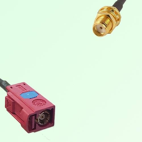FAKRA SMB L 3002 carmin red Female Jack to SMA Bulkhead Female Cable FAKRA SMB L 3002 carmin red Female Jack to SMA Bulkhead Female Cable