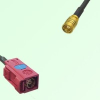 FAKRA SMB L 3002 carmin red Female Jack to SMB Female Jack Cable