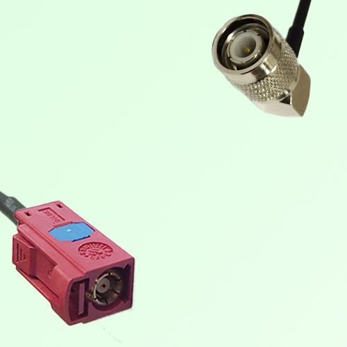 FAKRA SMB L 3002 carmin red Female Jack to TNC Male Plug RA Cable FAKRA SMB L 3002 carmin red Female Jack to TNC Male Plug RA Cable