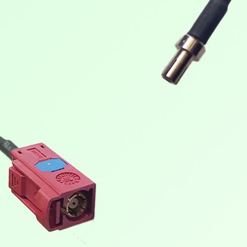 FAKRA SMB L 3002 carmin red Female Jack to TS9 Male Plug Cable