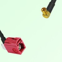 FAKRA SMB L 3002 carmin red Female Jack RA to MMCX Female RA Cable FAKRA SMB L 3002 carmin red Female Jack RA to MMCX Female RA Cable