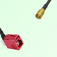 FAKRA SMB L 3002 carmin red Female Jack RA to SMB Female Jack Cable