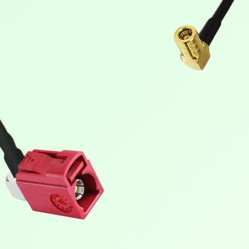 FAKRA SMB L 3002 carmin red Female Jack RA to SMB Female Jack RA Cable