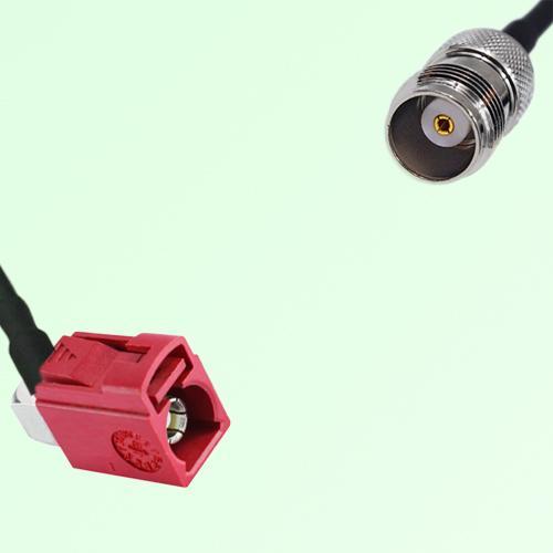FAKRA SMB L 3002 carmin red Female Jack RA to TNC Female Jack Cable FAKRA SMB L 3002 carmin red Female Jack RA to TNC Female Jack Cable