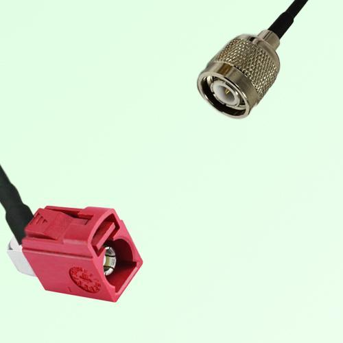 FAKRA SMB L 3002 carmin red Female Jack RA to TNC Male Plug Cable FAKRA SMB L 3002 carmin red Female Jack RA to TNC Male Plug Cable