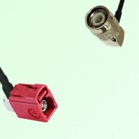 FAKRA SMB L 3002 carmin red Female Jack RA to TNC Male Plug RA Cable