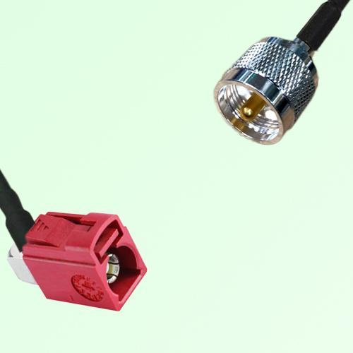 FAKRA SMB L 3002 carmin red Female Jack RA to UHF Male Plug Cable FAKRA SMB L 3002 carmin red Female Jack RA to UHF Male Plug Cable